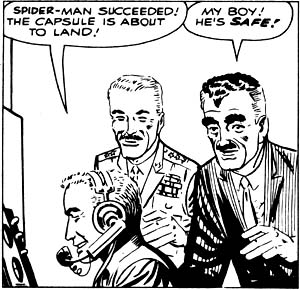 J. Jonah Jameson shows genuine love and concern for his astronaut son